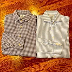 Charles Tyrwhitt Dress Shirts Size 16.5/35 inches Lot of two